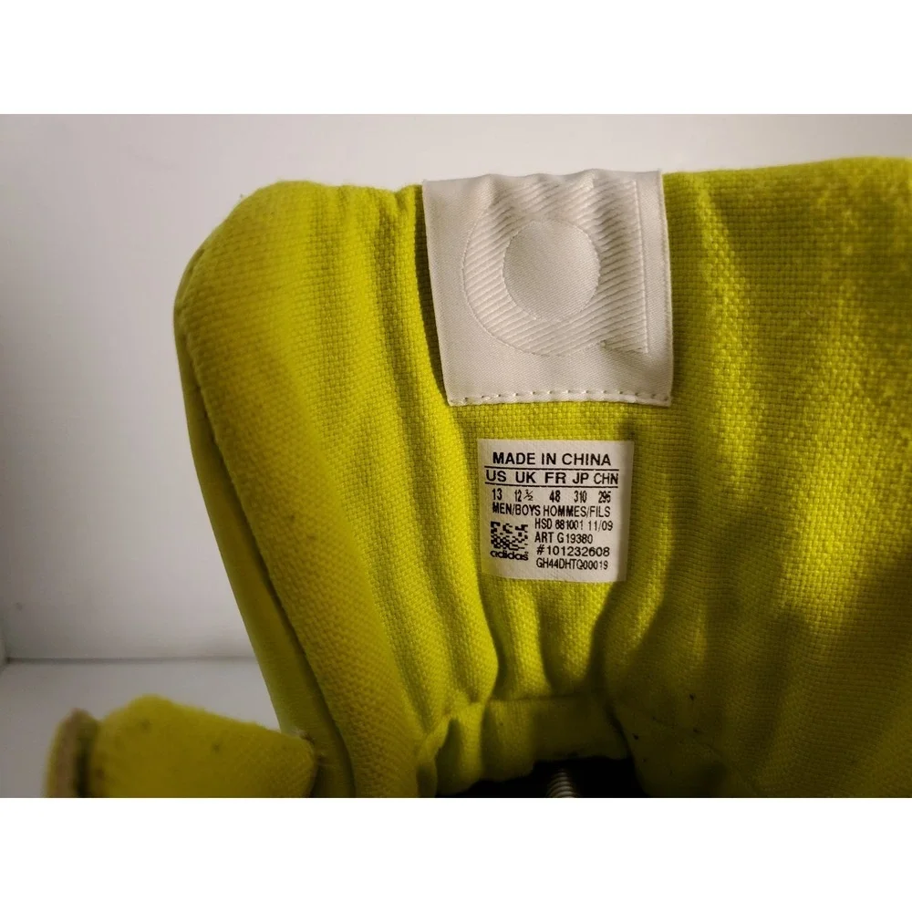 Adidas Originals A.039 Smush - Lime Green - Rare Vintage - G19380 - US 13 EU 48